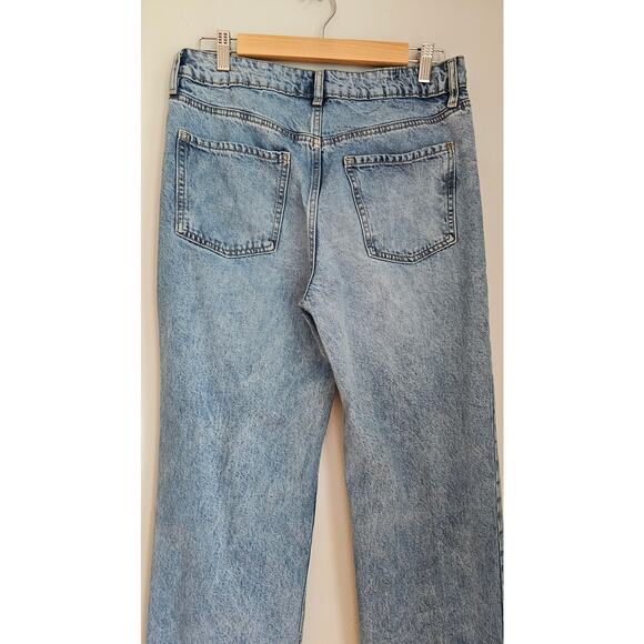 Dynamite Denim Heidi Jeans Jamba Large Wide Leg, Distressed, Sz 8/29 - Picture 5 of 11